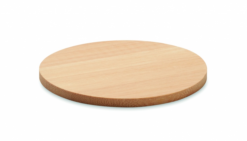 Logotrade promotional merchandise picture of: Bamboo round coaster
