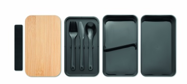 Logotrade promotional product picture of: Lunch box in PP and bamboo lid