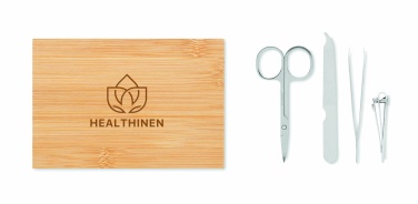 Logo trade advertising products image of: Manicure nail tool set