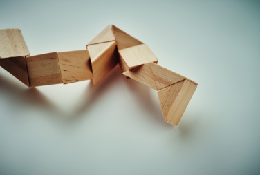 Logo trade corporate gifts image of: Wooden puzzle/brain teaser