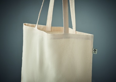 Logo trade promotional merchandise photo of: Organic cotton shopping bag