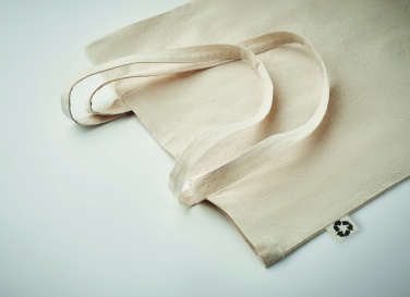 Logo trade advertising product photo of: Recycled cotton shopping bag