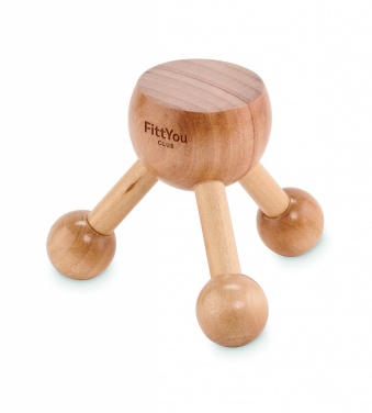 Logotrade promotional products photo of: Hand held massager in wood