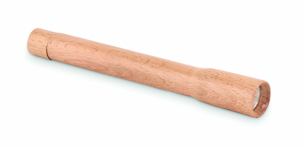 Logotrade advertising product picture of: Wooden torch with COB light