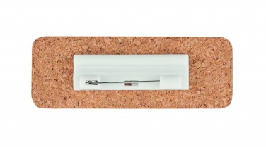 Logo trade advertising product photo of: Name tag holder in cork