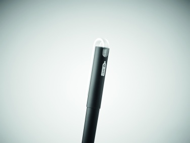 Logo trade promotional giveaways picture of: RPET blue gel ink ball pen