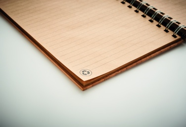 Logotrade promotional products photo of: A5 ring bound Bamboo notebook