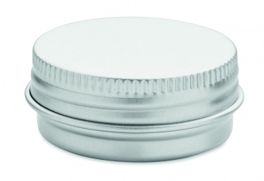 Logo trade promotional merchandise photo of: Vegan lip balm in round tin