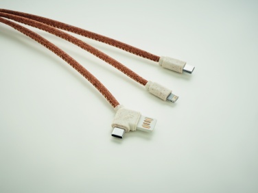 Logotrade business gift image of: 3 in 1 charging cable in cork