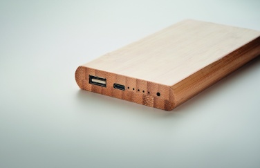 Logotrade promotional items photo of: 6000 mAh Bamboo power bank