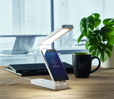 Logotrade promotional products photo of: Lamp and wireless charger 10W