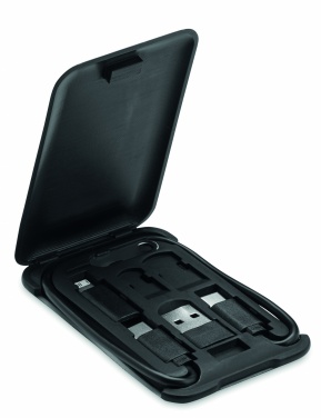 Logotrade promotional gift image of: 3 in 1 Cable with phone stand