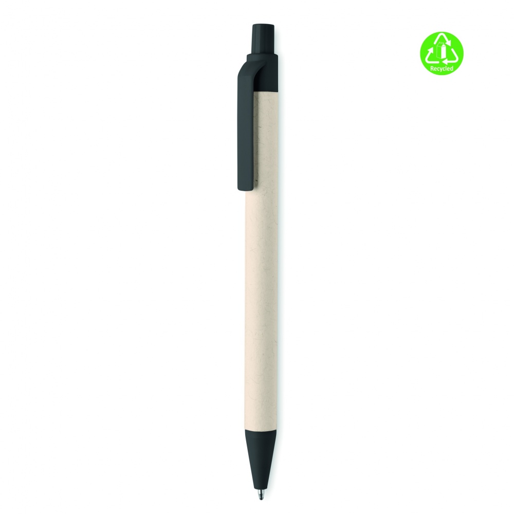 Logo trade corporate gifts image of: Milk carton paper ball pen