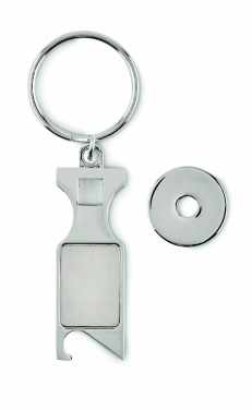 Logo trade advertising products image of: Euro Token key ring Porvoo