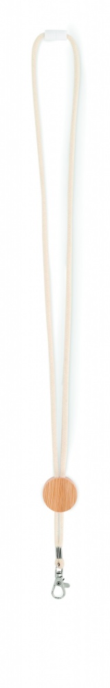 Logotrade promotional merchandise image of: Cotton Lanyard with metal hook