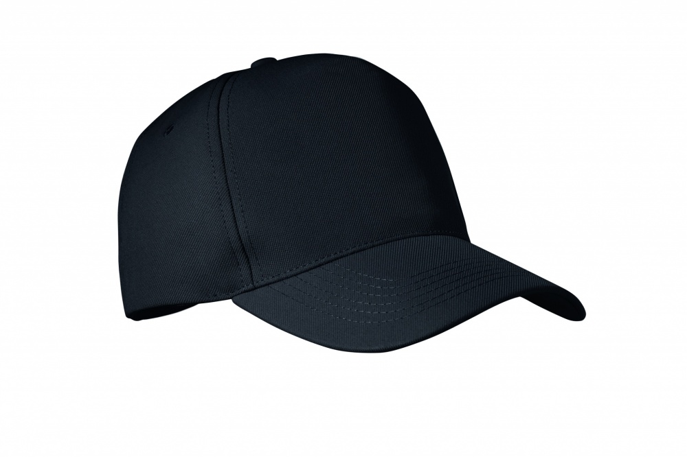 Logotrade promotional merchandise picture of: RPET 5 panel baseball cap