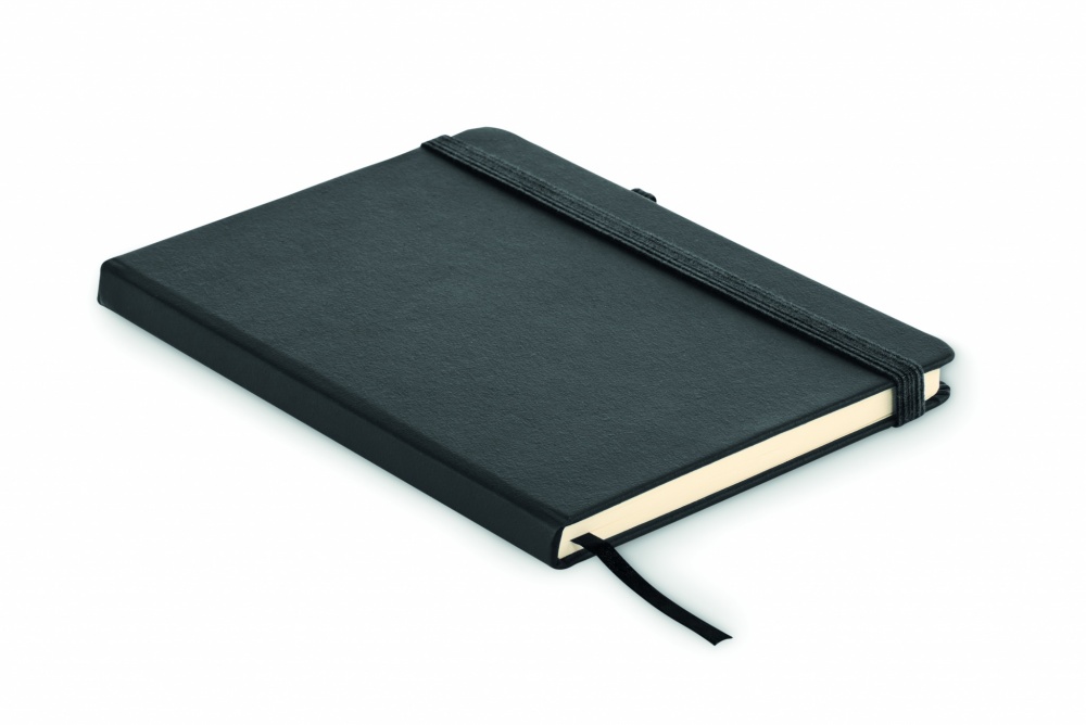 Logo trade promotional products picture of: Recycled Leather A5 notebook