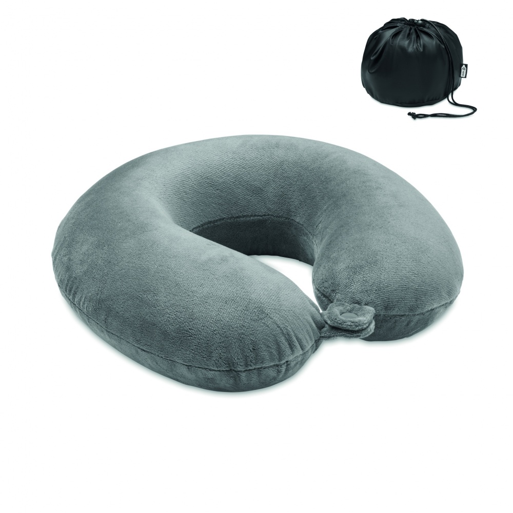 Logo trade corporate gifts image of: Travel Pillow in 210D RPET