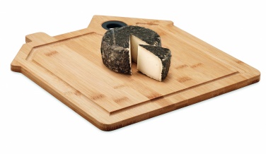 Logo trade business gift photo of: Bamboo house cutting board