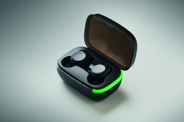 Logo trade advertising products picture of: TWS earbuds with charging case