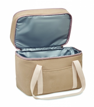 Logo trade corporate gift photo of: Cooler bag canvas 320 gr/m²