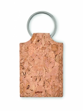 Logotrade promotional gift image of: Rectangular cork key ring Imatra