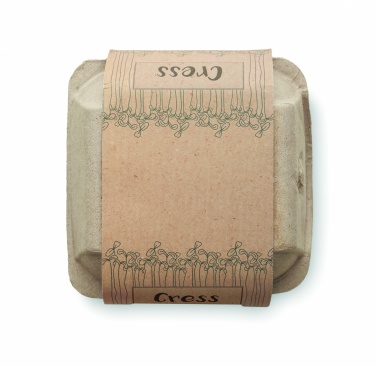 Logo trade promotional items picture of: Egg carton growing kit