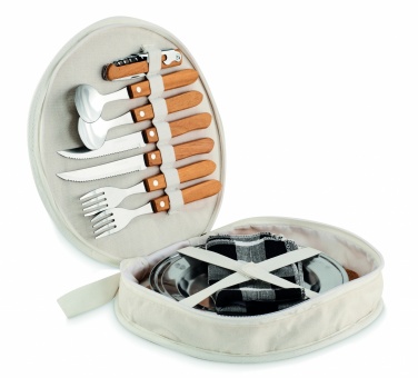 Logo trade promotional item photo of: Picnic 2 person set in pouch