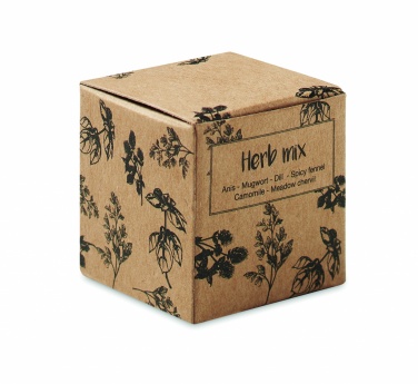 Logotrade promotional item image of: Herb seed bomb in carton box