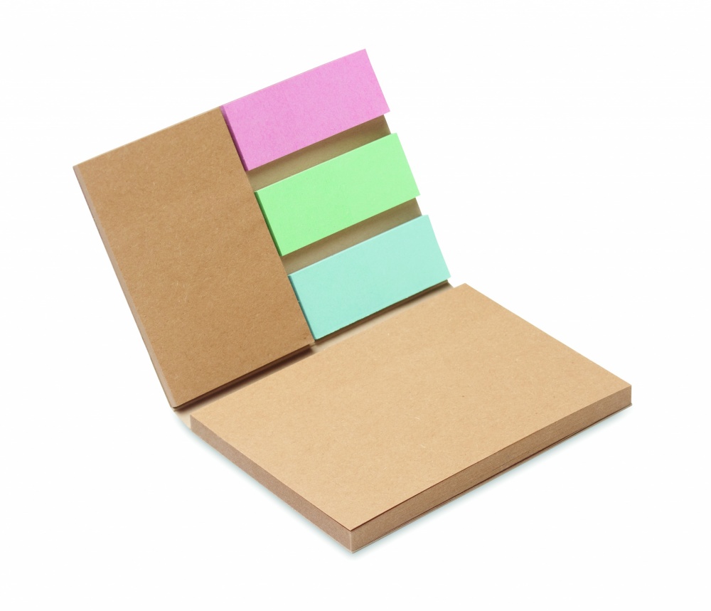 Logo trade promotional gifts picture of: Recycled paper memo set