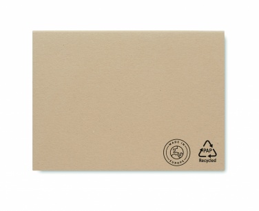 Logo trade advertising product photo of: Recycled paper memo set