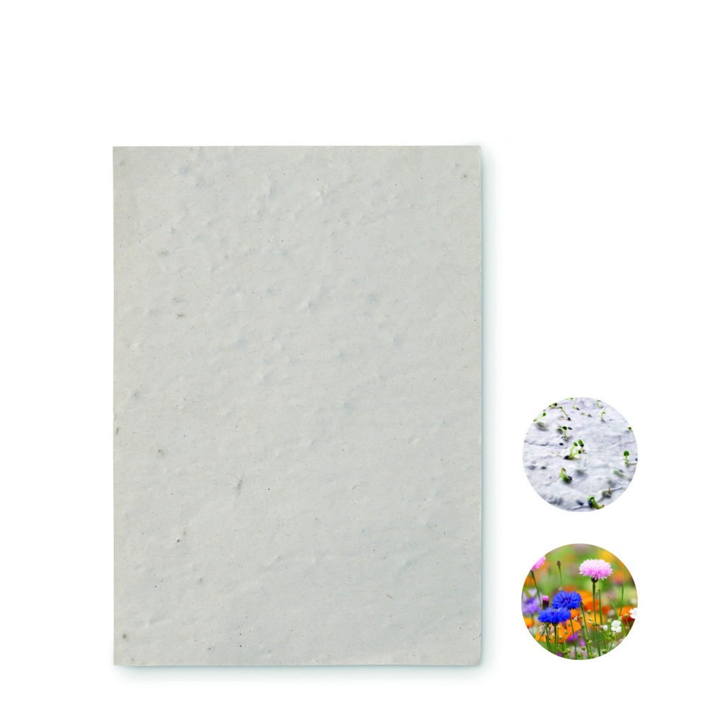 Logotrade promotional merchandise picture of: A6 wildflower seed paper sheet