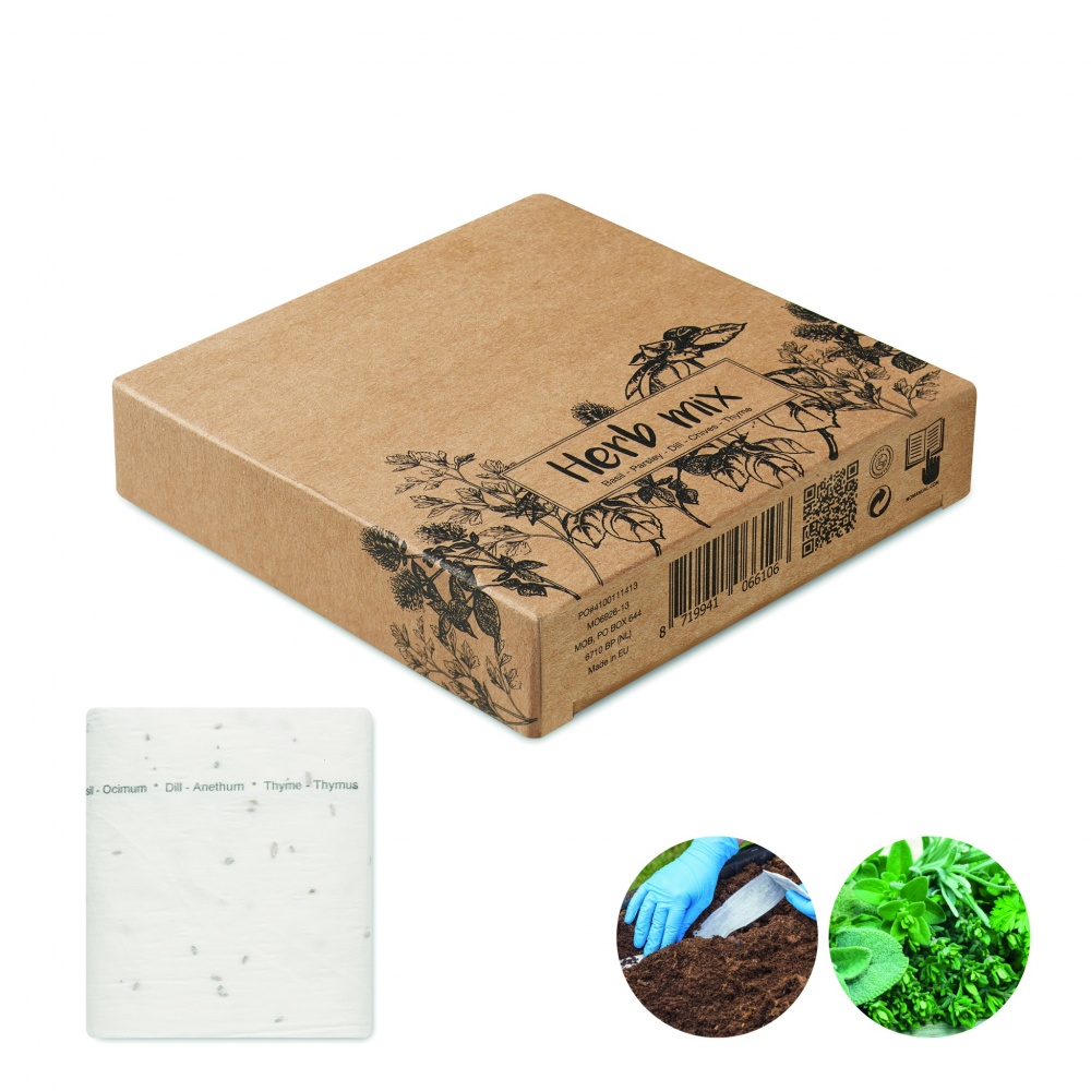 Logotrade corporate gifts photo of: Herb seeds tape 3 meter