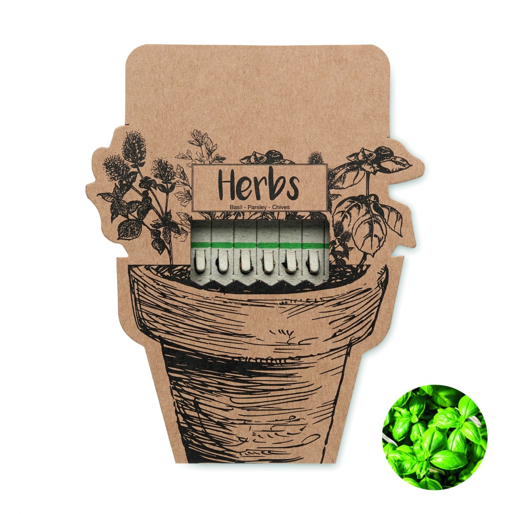 Logo trade promotional gifts picture of: Herb seeds sticks