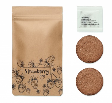Logo trade promotional merchandise image of: Strawberry growing kit