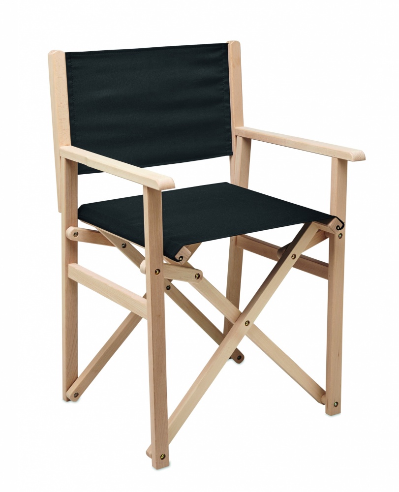 Logotrade promotional products photo of: Foldable wooden beach chair