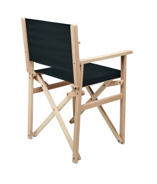 Logotrade business gifts photo of: Foldable wooden beach chair