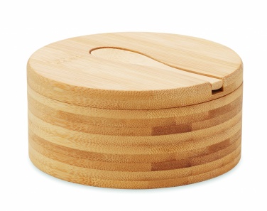 Logo trade promotional products image of: Salt and pepper bamboo box