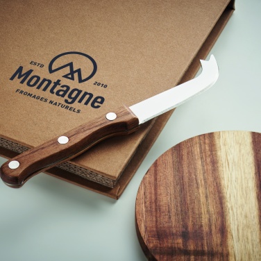 Logotrade advertising product image of: Acacia cheese board set Dresden