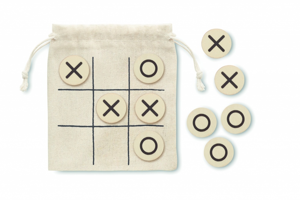 Logotrade business gift image of: Wooden tic tac toe