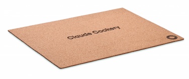 Logo trade promotional gifts image of: Placemat in cork