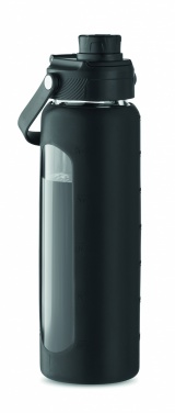 Logotrade advertising product picture of: Glass bottle with sleeve 750 ml