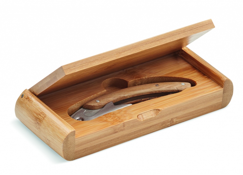 Logotrade promotional giveaways photo of: Waiter's knife in bamboo