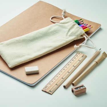 Logo trade promotional items picture of: Kids drawing set in drawstring