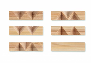 Logotrade promotional product image of: Bamboo brain teaser star shape