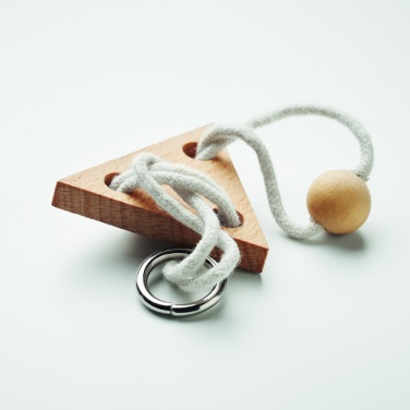 Logotrade business gift image of: Wooden brain teaser triangle