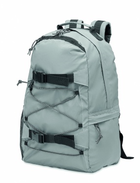 Logo trade advertising products image of: High reflective backpack 190T