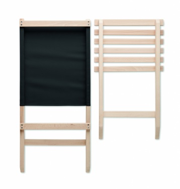 Logotrade promotional products photo of: Foldable wooden beach chair