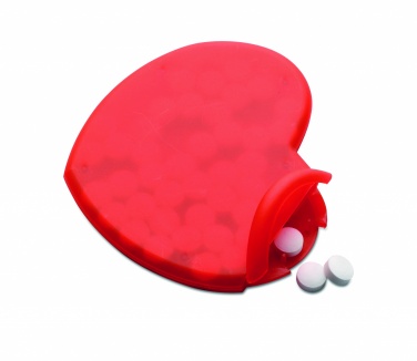 Logotrade business gift image of: Heart shape peppermint box