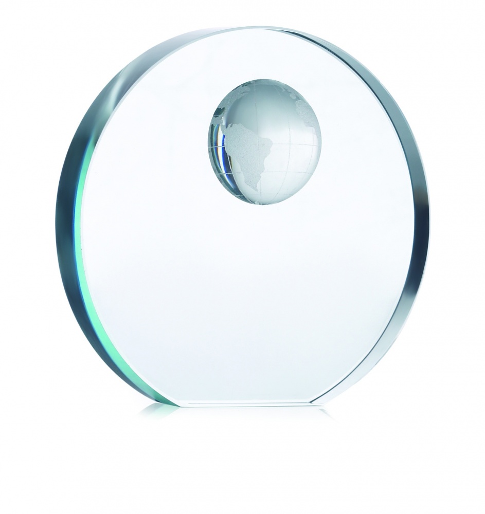 Logotrade corporate gift image of: Globe glass trophy